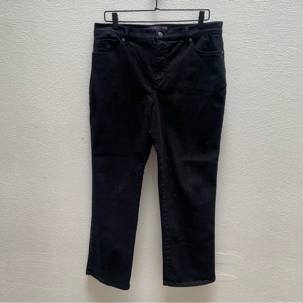Gloria Vanderbilt Short Amanda High Rise Tapered Jean Pants - Picture 2 of 6